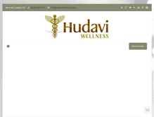 Tablet Screenshot of hudaviwellness.com